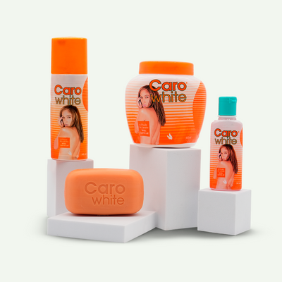 Caro White 4 Product Kit (cream, oil , soap, body lotion)