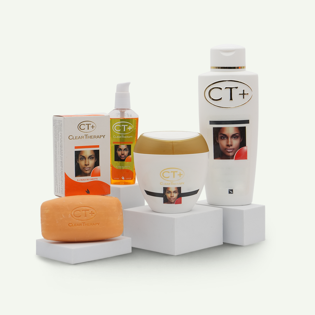CT+ Clear Therapy 4 Product Kit (Lotion, Serum, Cream, Soap)